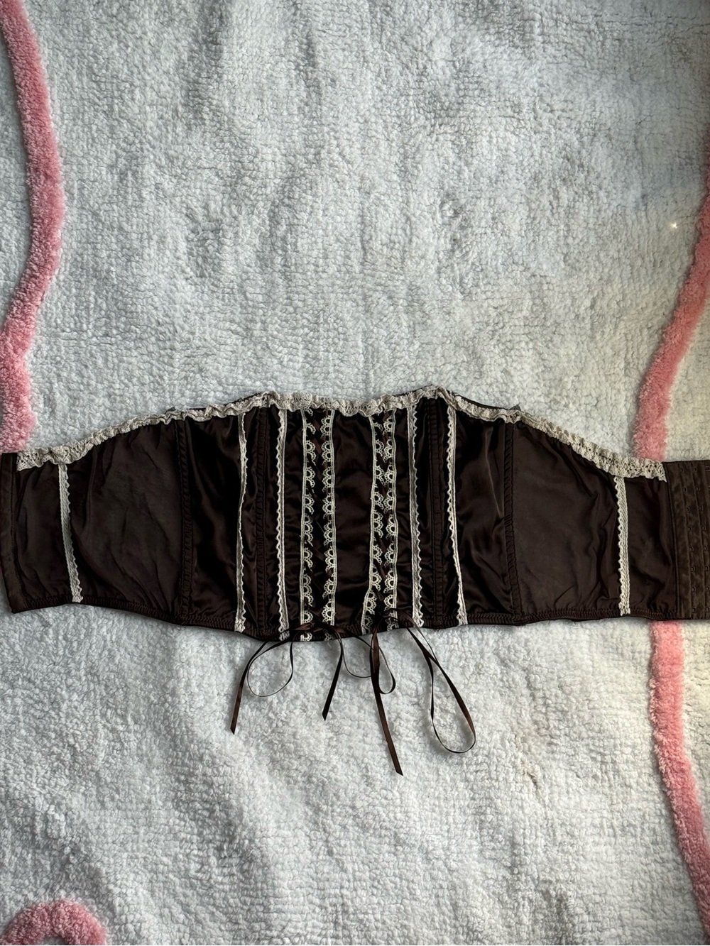 Urban Outfitters- Mandy lace-up corset